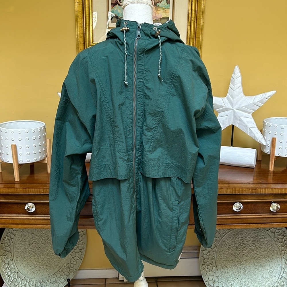 Pacific Trail  Waterproof Dry Wear Full Zip Outdoor Fishing Hooded Rain Jacket L